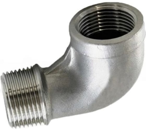 Отвод TITAN LOCK 90 нержавеющий (уголок) НР/ВР, 1-1/4 AISI304 TL125ELMF