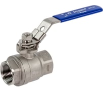 Шаровый кран резьбовой Ридан DN 32 PN63, с рукояткой, корпус - корр.ст. сталь, шар - корректор Сталь 082X4615R 082X4615R