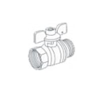Шаровый кран для газа Royal Thermo EXPERT 1/2 НВ, бабочка НС-1007647
