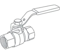 Шаровый кран Royal Thermo EXPERT для газа 3/4 ВВ, стальной рычаг НС-1007642