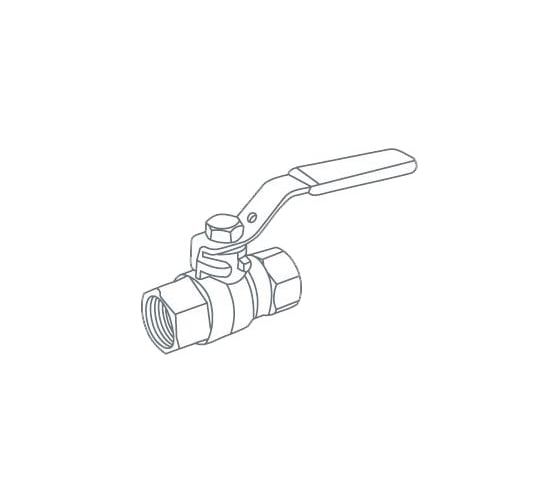 Шаровый кран Royal Thermo EXPERT для газа 3/4 ВВ, стальной рычаг НС-1007642