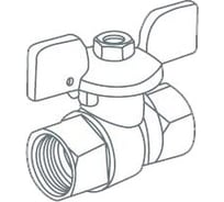 Шаровый кран Royal Thermo EXPERT для газа, 3/4 ВВ, бабочка НС-1007646