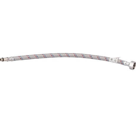 Подводка для смесителей СТМ сталь, 1/2xM10x40 см., короткий. штуцер CWFSS040