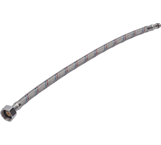 Подводка для смесителей СТМ сталь, 1/2xM10x40 см., короткий. штуцер CWFSS040