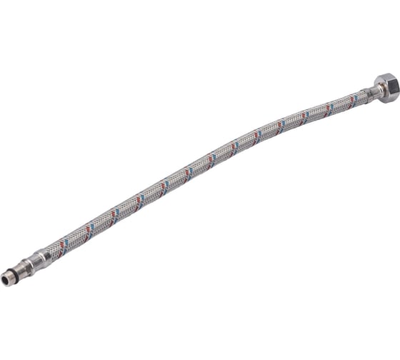 Подводка для смесителей СТМ сталь, 1/2xM10x40 см., короткий. штуцер CWFSS040