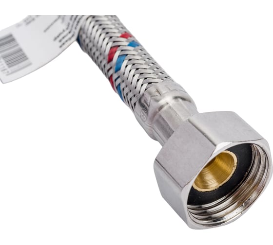 Подводка для смесителей СТМ сталь, 1/2xM10x50 см., короткий штуцер CWFSS050