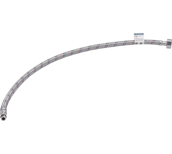 Подводка для смесителей СТМ сталь 1/2xM10x60 см., короткий штуцер CWFSS060