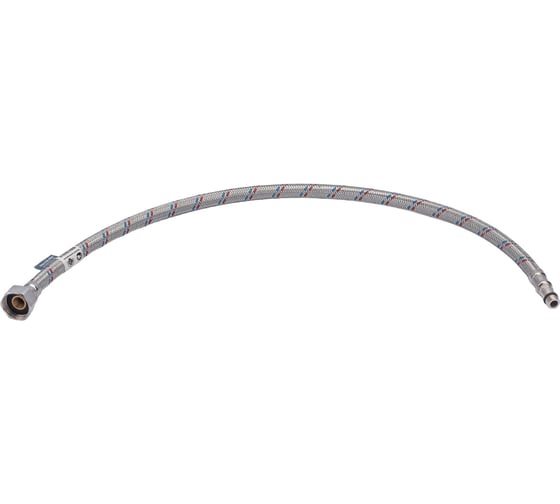 Подводка для смесителей СТМ сталь 1/2xM10x60 см., короткий штуцер CWFSS060