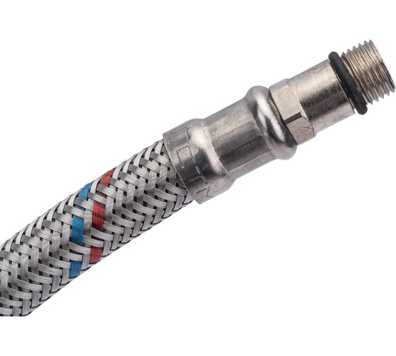 Подводка для смесителей СТМ сталь 1/2xM10x60 см., короткий штуцер CWFSS060