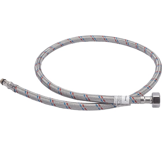 Подводка для смесителей СТМ сталь, 1/2xM10x100 см., короткий штуцер CWFSS100