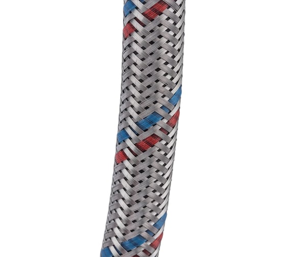 Подводка для смесителей СТМ сталь, 1/2xM10x100 см., короткий штуцер CWFSS100