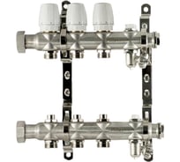 Коллекторная группа Millennium для отопления 3-х контурная из нержавеющей стали KGR1003