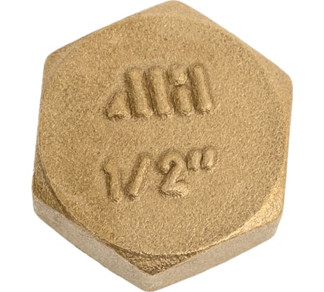 Заглушка латунная Millennium 1/2" с внутренней резьбой LZF1212