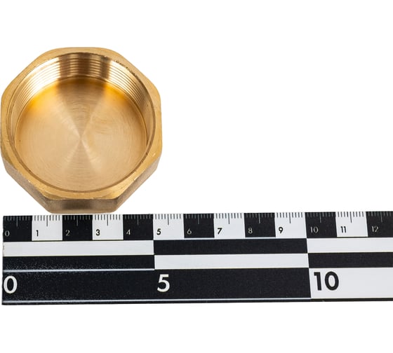 Заглушка латунная Millennium 1 1/2" с внутренней резьбой LZF4040