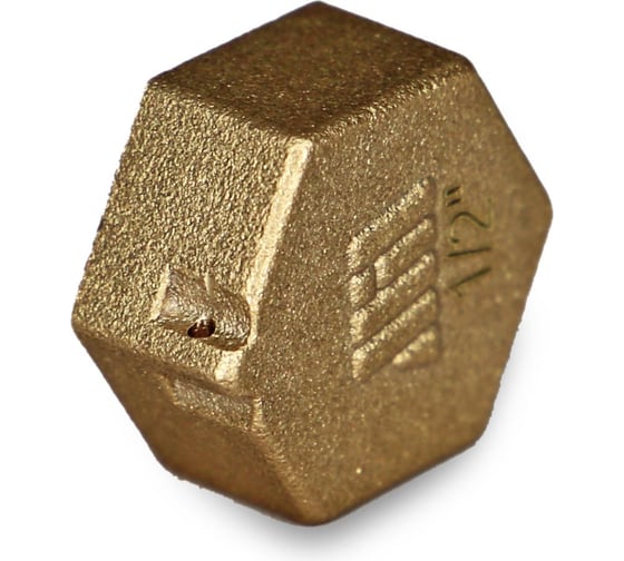 Заглушка латунная под пломбу Millennium 3/4" с внутренней резьбой LZFP3434