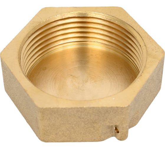Заглушка латунная под пломбу Millennium 1 1/4" с внутренней резьбой LZFP3232