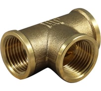 Тройник латунный 1 1/2"×1 1/2"×1 1/2" внутренняя/внутренняя/внутренняя резьба для соединения труб под углом 90° Millennium LTFFF4040