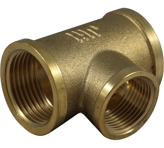 Тройник латунный переходной Millennium 3/4"х1/2"х3/4" внутренняя резьба/внутренняя резьба/внутренняя резьба LTFF3412