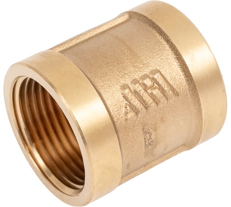 Муфта латунная, никелированная Millennium 3/4" с внутренней резьбой LMFF3434