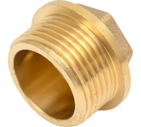 Заглушка латунная под пломбу Millennium 3/4" с наружной резьбой LZMP3434