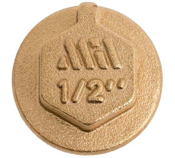 Заглушка латунная под пломбу Millennium 1/2" с наружной резьбой LZMP1212