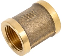Муфта латунная, никелированная Millennium 3/8" с внутренней резьбой LMFF3838