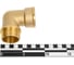Угольник латунный Millennium 1 1/4" х 1 1/4" внутренняя/наружная резьба LUFM3232 4
