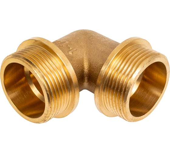 Угольник латунный Millennium 1 1/4" х 1 1/4" наружная/наружная резьба LUMM3232