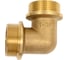 Угольник латунный Millennium 1 1/4" х 1 1/4" наружная/наружная резьба LUMM3232 3