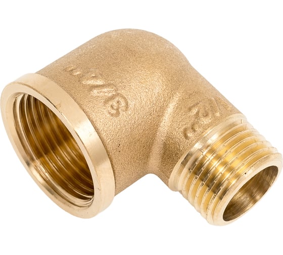 Угольник латунный переходной Millennium 3/4" х 1/2" внутренняя/наружная резьба LUFM3412