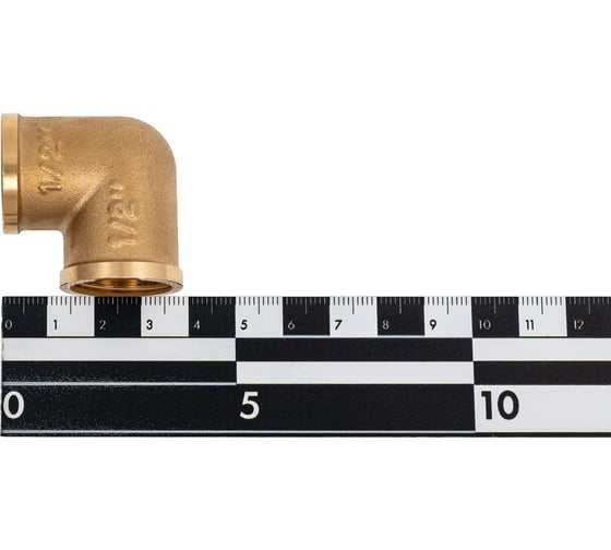 Угольник латунный Millennium 1/2" x 1/2" внутренняя/внутренняя резьба LUFF1212