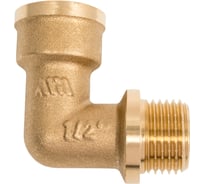 Угольник латунный Millennium 1/2" x 1/2" внутренняя/наружная резьба LUFM1212