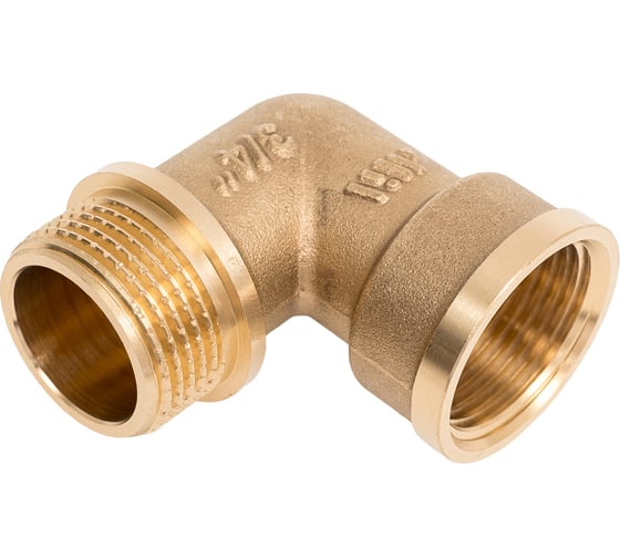 Угольник латунный Millennium 3/4" x 3/4" внутренняя/наружная резьба LUFM3434