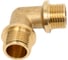 Угольник латунный Millennium 1/2" x 1/2" наружная/наружная резьба LUMM1212 2