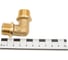 Угольник латунный Millennium 1/2" x 1/2" наружная/наружная резьба LUMM1212 4