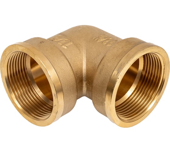 Угольник латунный Millennium 1 1/2" x 1 1/2" внутренняя/внутренняя резьба LUFF4040