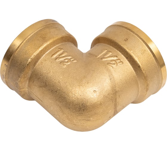 Угольник латунный Millennium 1 1/2" x 1 1/2" внутренняя/внутренняя резьба LUFF4040