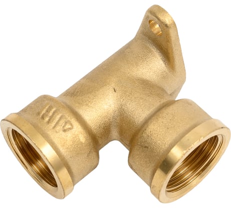 Угольник латунный с креплением Millennium 1/2" x 1/2" внутренняя резьба LUKM1212