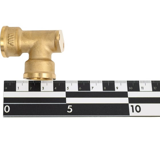 Угольник латунный с креплением Millennium 1/2" x 1/2" внутренняя резьба LUKM1212
