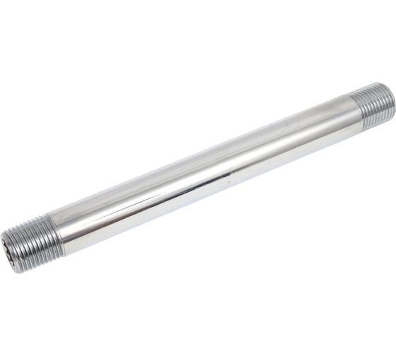 Удлинительный бочонок хромированный Millennium L=200мм, 1/2" x 1/2" наружная/наружная резьба SMX200 1