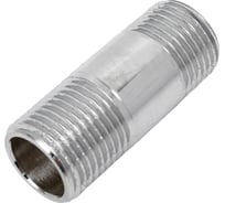 Удлинительный бочонок хромированный Millennium L=50мм, 1/2" x 1/2" наружная/наружная резьба SMX50