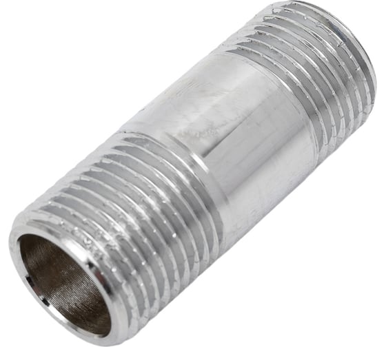 Удлинительный бочонок хромированный Millennium L=50мм, 1/2" x 1/2" наружная/наружная резьба SMX50 1