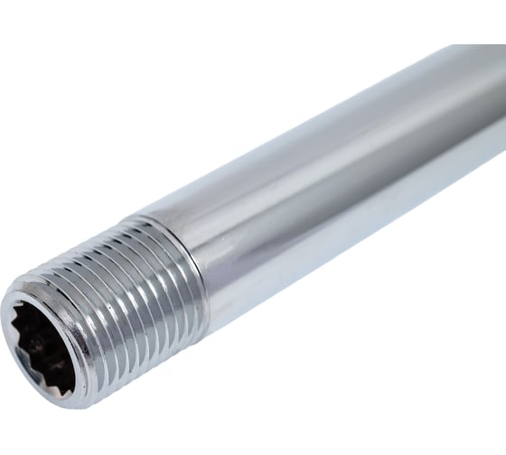 Удлинительный бочонок хромированный Millennium L=150мм, 1/2" x 1/2" наружная/наружная резьба SMX150
