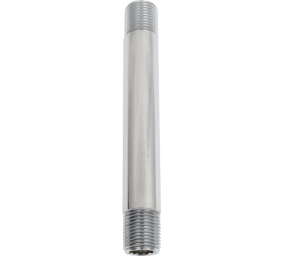Удлинительный бочонок хромированный Millennium L=150мм, 1/2" x 1/2" наружная/наружная резьба SMX150
