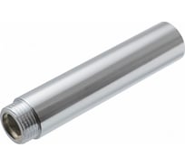 Удлинительный бочонок хромированный Millennium L=100мм, 1/2" x 1/2" наружная/наружная резьба SMX100