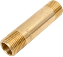 Удлинительный бочонок латунный, никелированный Millennium L=80мм, 1/2" x 1/2" наружная/наружная резьба LBUM1280