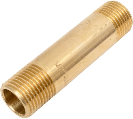 Удлинительный бочонок латунный, никелированный Millennium L=80мм, 1/2" x 1/2" наружная/наружная резьба LBUM1280