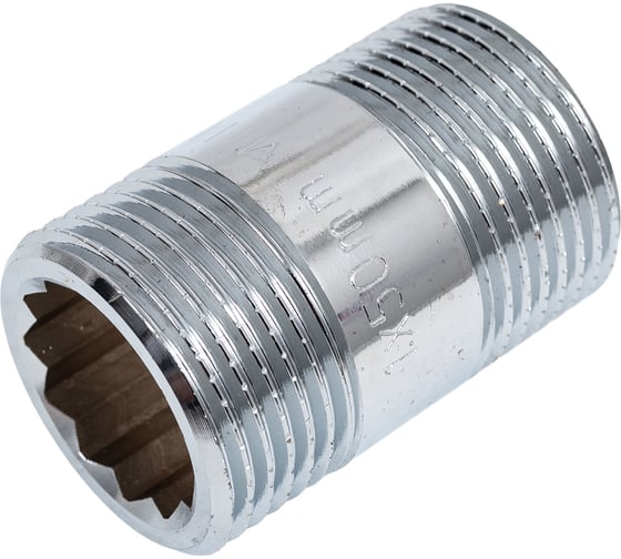 Удлинительный бочонок хромированный Millennium L=50мм, 1" x 1" наружная/наружная резьба SMX5001