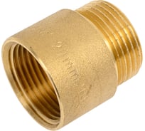 Гайка удлинительная латунная, никелированная Millennium 3/4" х 20мм внутренняя/наружная резьба LUG3420