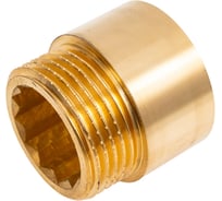 Гайка удлинительная латунная, никелированная Millennium 1" х 20мм внутренняя/наружная резьба LUG1020